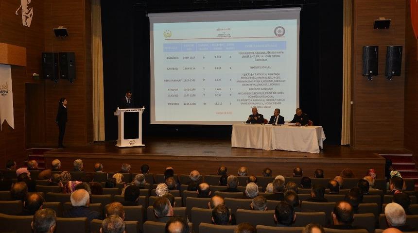 Muhtar, adayları bilgilendirme toplantısı yapıldı