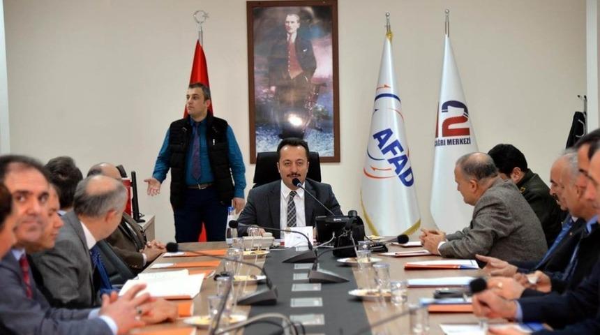 Afet ve Acil Durum Koordinasyon Kurulu toplantısı yapıldı