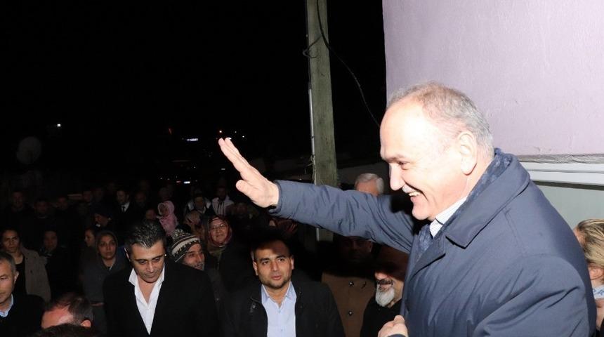 Akpınar&rsquo;da &Ouml;zl&uuml;&rsquo;ye coşkulu karşılama