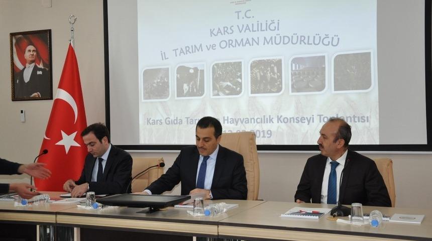 Kars’ta tarım potansiyeli, sorunları ve  çözüm önerileri masaya yatırıldı