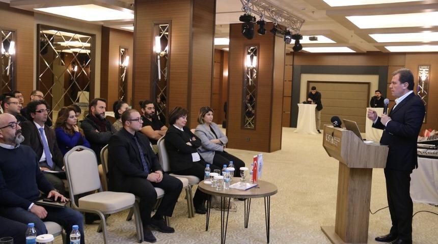 Seçer, iş dünyası ile bir araya geldi