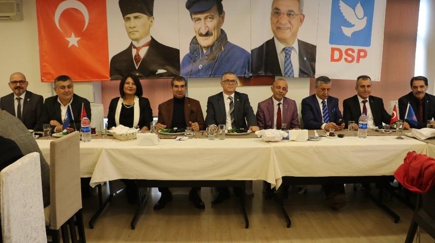 DSP Antalya&rsquo;da adaylar tanıtıldı