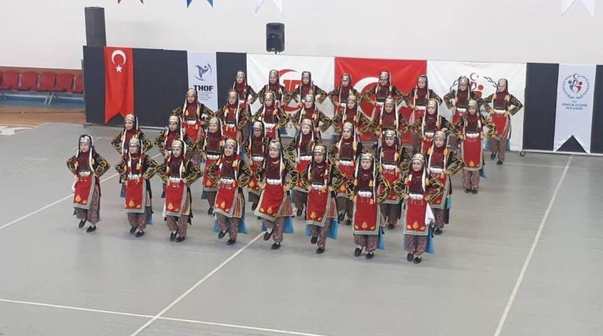 Okullar arası Halk Oyuncuları İl Birinciliği tamamlandı