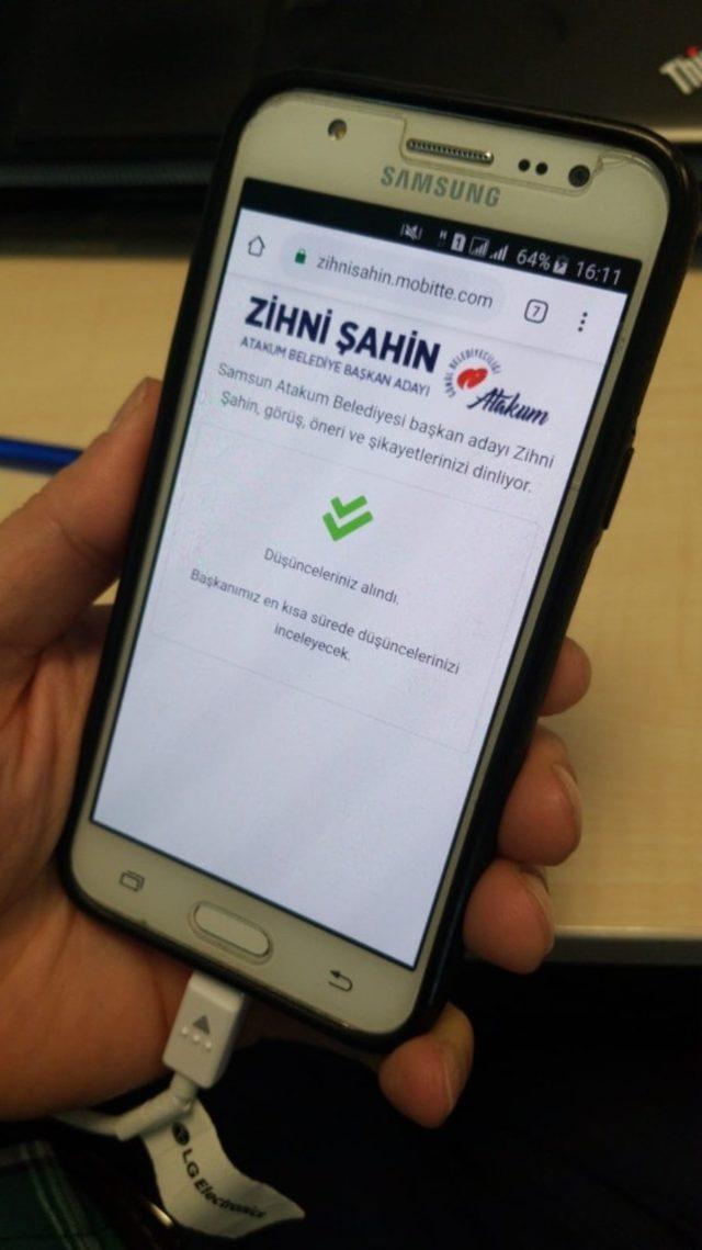 Başkan Zihni Şahin’den ’interaktif’ uygulama