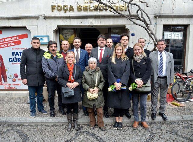 CHP’nin Foça adayından Başkan Demirağ’a ziyaret