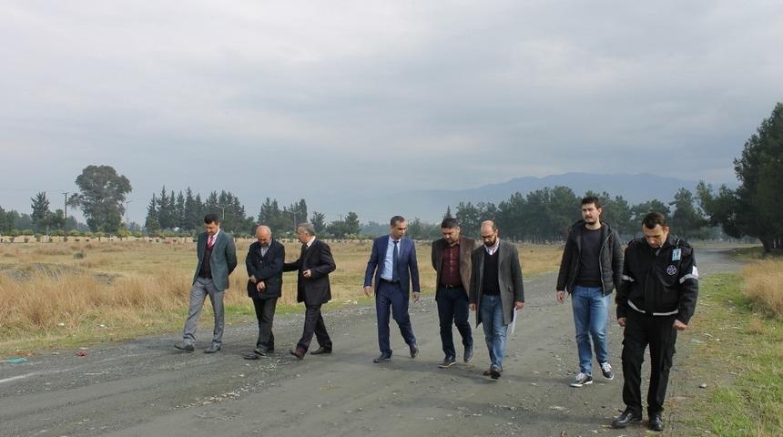 D&ouml;rtyol&rsquo;da yeni devlet hastanesinin yer teslimi yapıldı