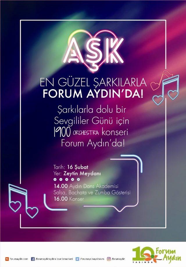 Forum Aydın’dan Sevgililer gününe özel etkinlikler