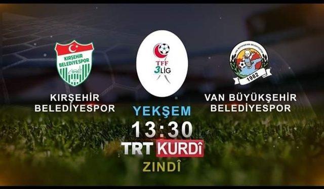 3. Lig’in derbisi TRT Kurdi’de yayınlanacak