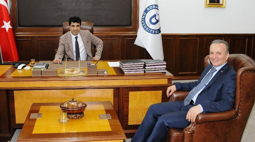 Vali Hakan Yusuf G&uuml;ner&rsquo;den Rekt&ouml;r Aldemir&rsquo;e ziyaret