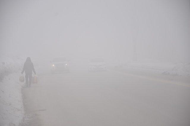 Yüksekova’da yoğun sis