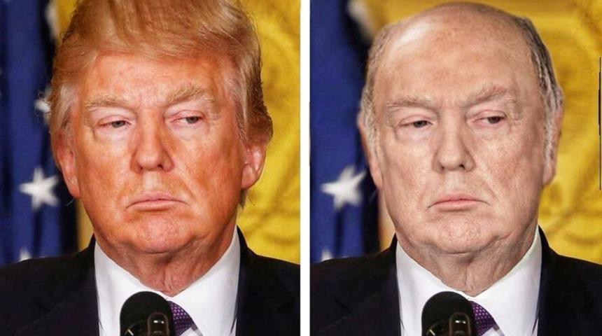 Trump'ın estetiksiz hali görenleri şaşırttı!