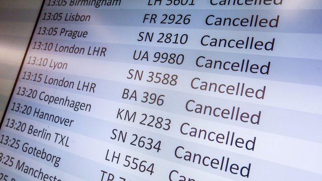 Belçika'ya yapılan uçuşların büyük bölümü grev nedeniyle iptal edildi.