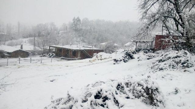 Çanakkale’de kar yağışı