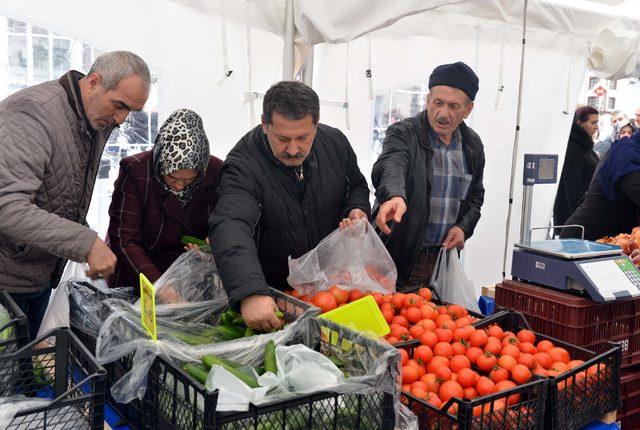 Başkent'te tanzim satışta 2 günde 150 ton sebze satıldı