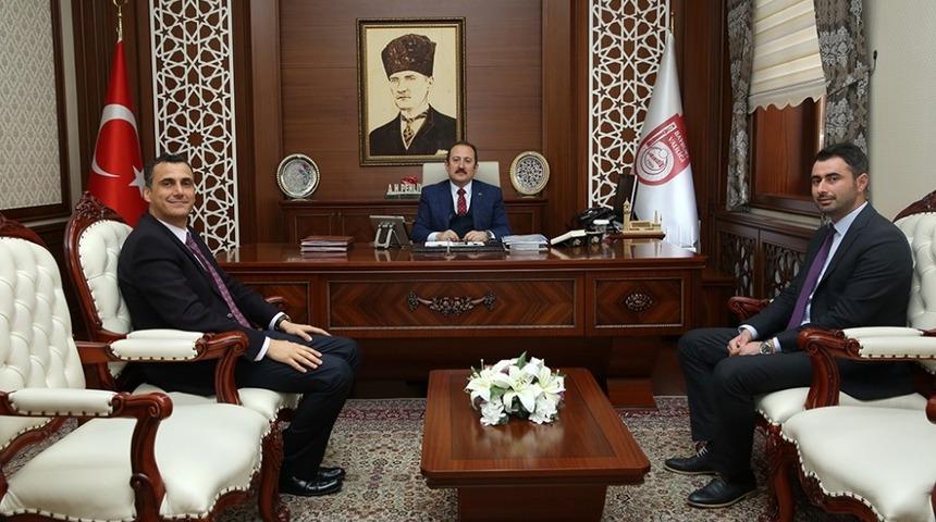 Aksa Doğalgaz G&uuml;m&uuml;şhane - Bayburt B&ouml;lge M&uuml;d&uuml;r&uuml; Yavuz Vali Pehlivan&rsquo;ı ziyaret etti