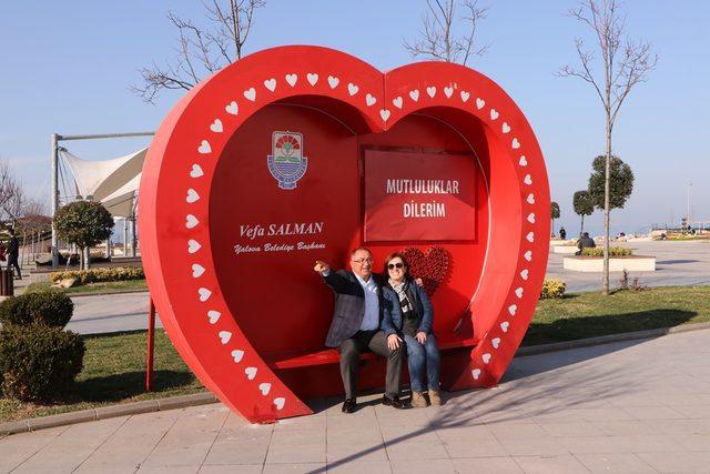 14 Şubat'a özel platformda ilk fotoğraf başkan ve eşinden