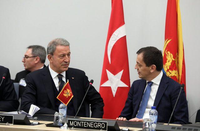 Hulusi Akar, Karadağ Savunma Bakanı Predrag Boskovic ile g&ouml;r&uuml;şt&uuml; 2