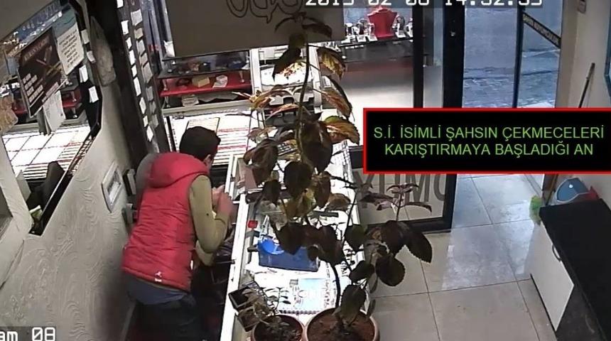 Kuyumcudan para &ccedil;alan şahıs yakalandı