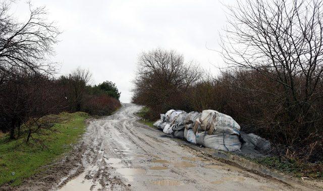 Çerkezköy'de 29 çuval 'kimyasal atık' çevreye atıldı iddiası