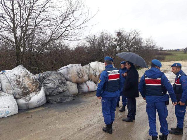 Çerkezköy'de 29 çuval 'kimyasal atık' çevreye atıldı iddiası