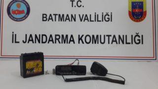 Batman'da PKK'lı teröristlere ait telsiz bulundu