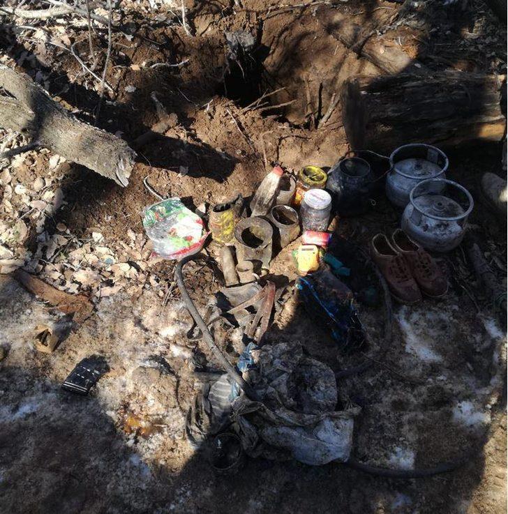 Teröristlerin sığınakları imha edildi  G2