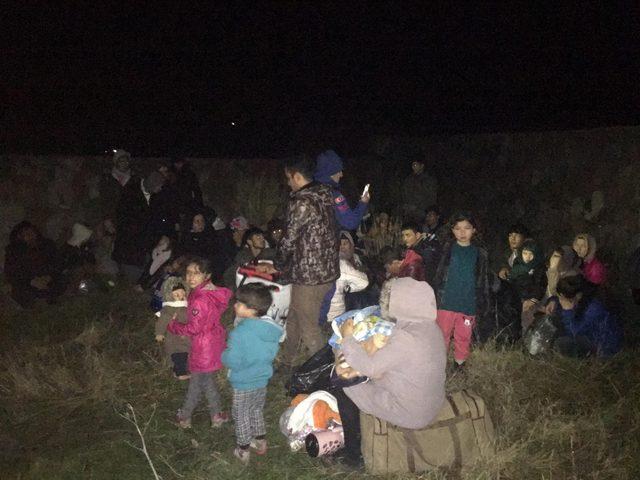 Ayvacık'ta 39 kaçak göçmen yakalandı