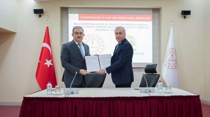 Sel&ccedil;uk &Uuml;niversitesi ve MEB arasında iş birliği protokol&uuml;