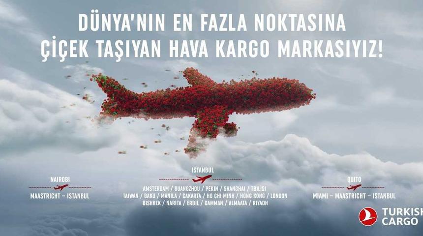 THY Kargo 4 bin ton çiçek taşıdı