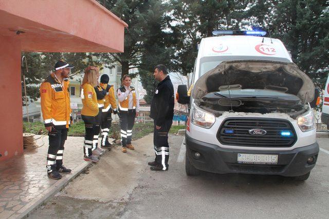 Amasya'da, 112 Acil Servis ekipleri asılsız ihbarlardan dertli