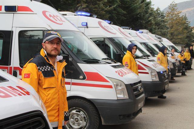 Amasya'da, 112 Acil Servis ekipleri asılsız ihbarlardan dertli