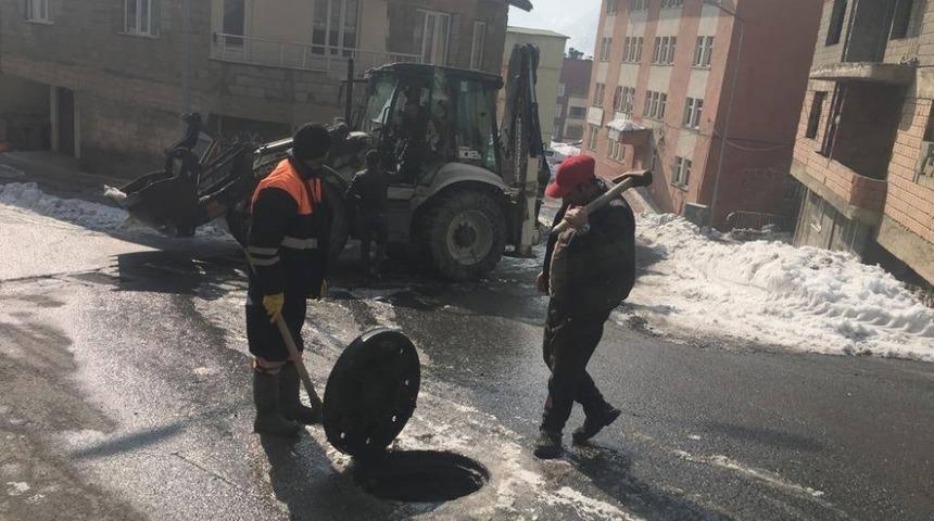 Hakkari Belediyesinden l&ouml;gar &ccedil;alışması başlattı