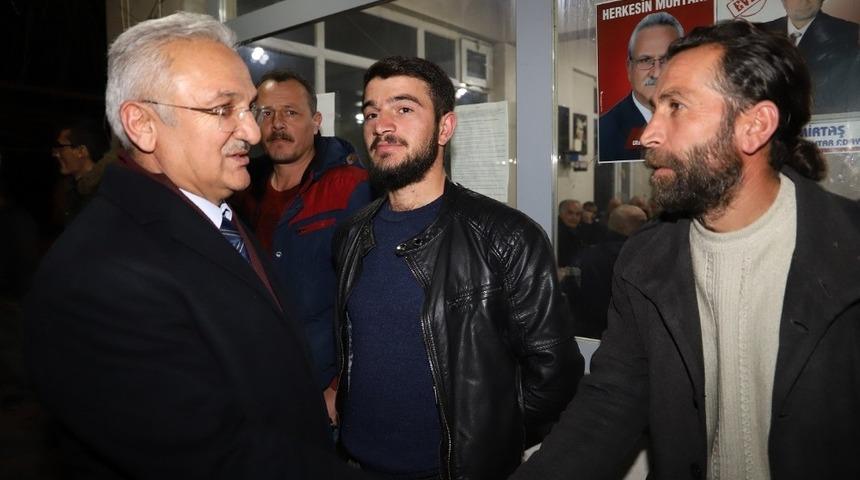 Başsoy, Ulalar Beldesi’nde ziyaretlerde bulundu