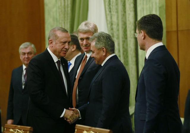 Cumhurbaşkanı Erdoğan, Rusya Devlet Başkanı Vladimir Putin ile görüştü