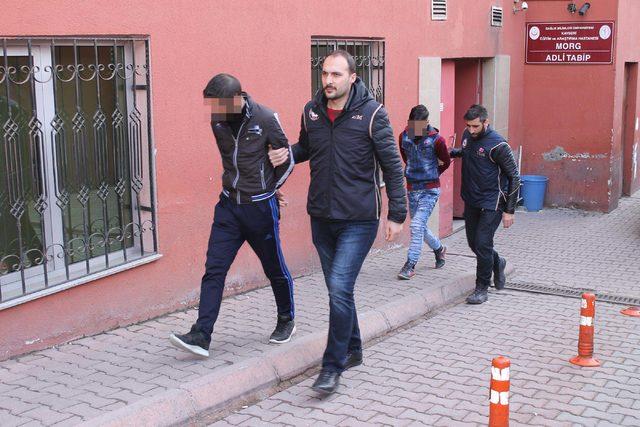 Kayseri'de PKK/PYD şüphelisi 2 Suriyeli adliyede