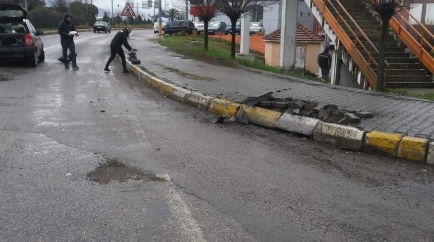 Zonguldak&rsquo;ta trafik kazası: 1 yaralı