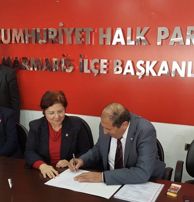 Marmaris&rsquo;te İYİ Parti ve CHP&rsquo;e anlaştı 1
