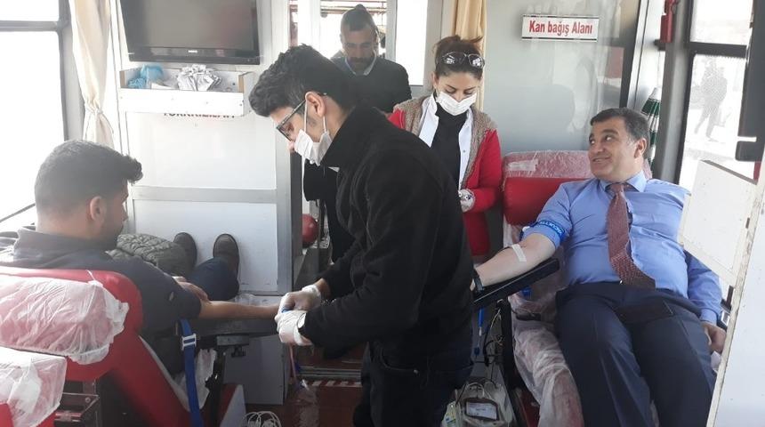 Eksi 20 derecede kan bağışı kampanyası