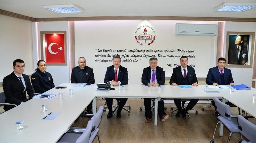 ‘Okullarda Güvenli Eğitim Ortamının Oluşturulması’ toplantısı