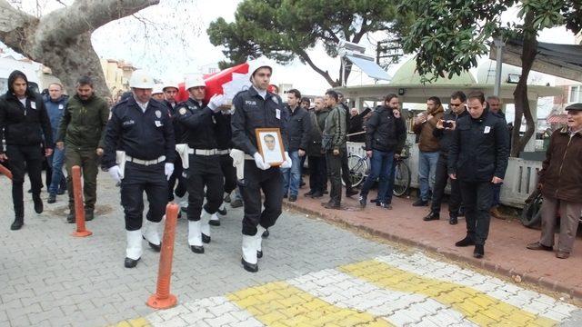 Genç polis meslektaşlarının omuzlarında toprağa verildi