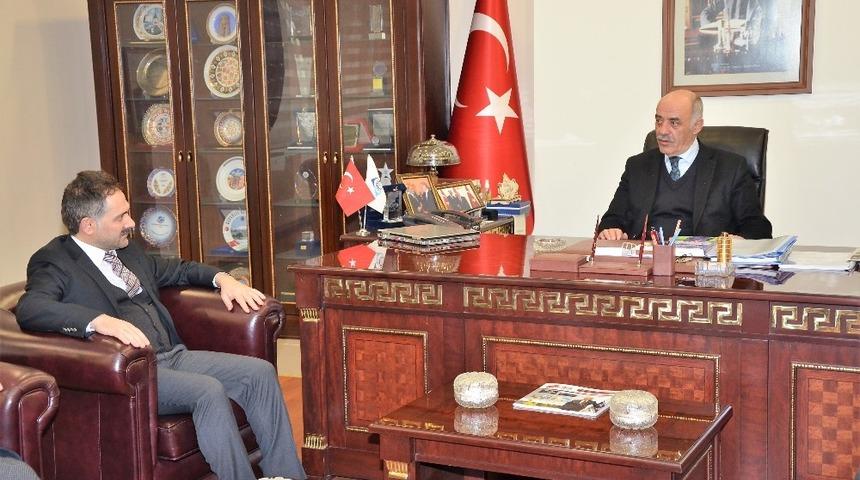 Yakutiye Belediye Başkan Adayı U&ccedil;ar, ETSO&rsquo;yu ziyaret etti