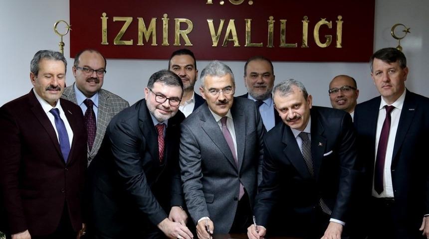 İzmir&rsquo;de bağımlılıkla m&uuml;cadele protokol&uuml;