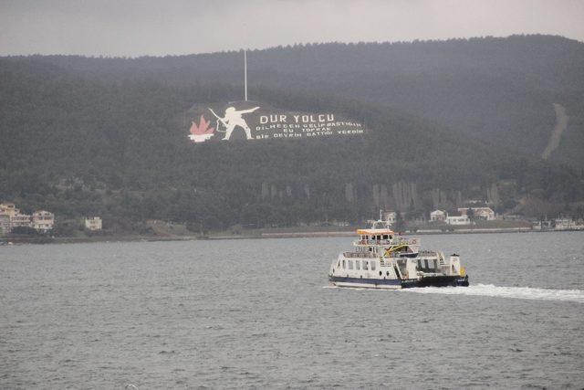 Gökçeada seferlerine fırtına engeli