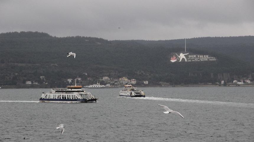 G&ouml;k&ccedil;eada seferlerine fırtına engeli