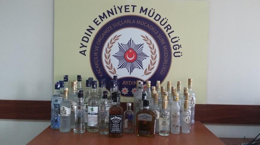 Aydın&rsquo;da ka&ccedil;ak i&ccedil;ki operasyonu