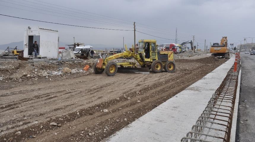 Hal kavşağında çalışmalar yeniden başladı