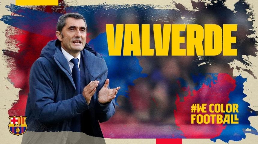 Barcelona Valverde'nin sözleşmesini uzattı