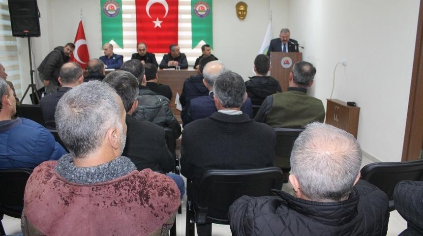 Danç, Ziraat Odası Başkanlığına seçildi