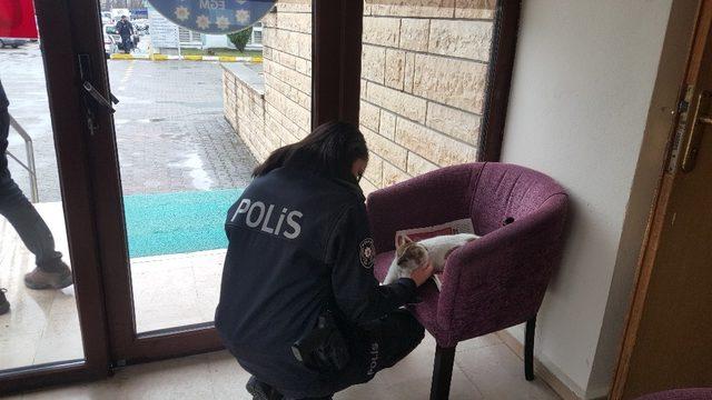 Polislerden yürekleri ısıtan görüntü