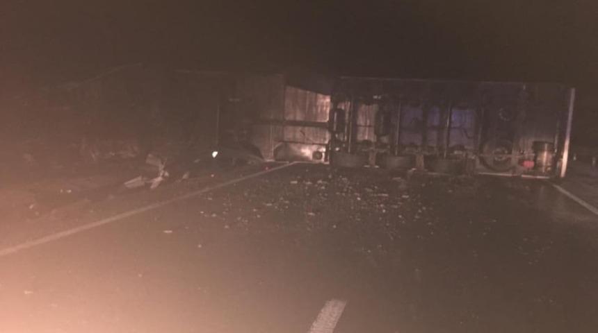 Altıntaş&rsquo;ta trafik kazası: 1 yaralı